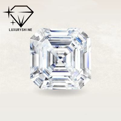 Qualité LuxuryShine VVS-VS Asscher Shape Lab Diamant cultivé 0.1-10CT D-F Couleur diamant blanc avec certificat IGI 3EX pierres coupées usine