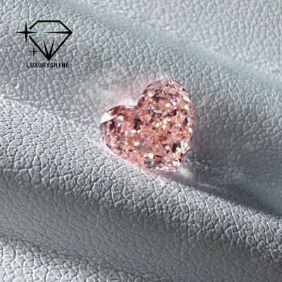 Qualité LuxuryShine Rose / Jaune / Vert Le cœur coupé en laboratoire Diamant cultivé VVS-VS Vrais diamants et bijoux de mariage et bijoux personnalisés usine