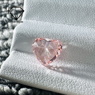 Qualité LuxuryShine Rose / Jaune / Vert Le cœur coupé en laboratoire Diamant cultivé VVS-VS Vrais diamants et bijoux de mariage et bijoux personnalisés usine