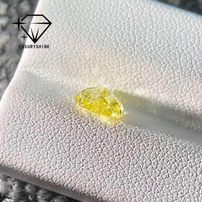 LuxuryShine Rose / Jaune / Vert Le cœur coupé en laboratoire Diamant cultivé VVS-VS Vrais diamants et bijoux de mariage et bijoux personnalisés