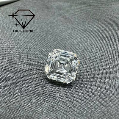Qualité LuxuryShine VVS-VS 0.1-10CT Diamant de laboratoire taille Asscher D-F Couleur diamant blanc avec certificat IGI 3EX Cut Stones usine
