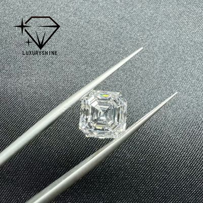Qualité LuxuryShine VVS-VS 0.1-10CT Diamant de laboratoire taille Asscher D-F Couleur diamant blanc avec certificat IGI 3EX Cut Stones usine