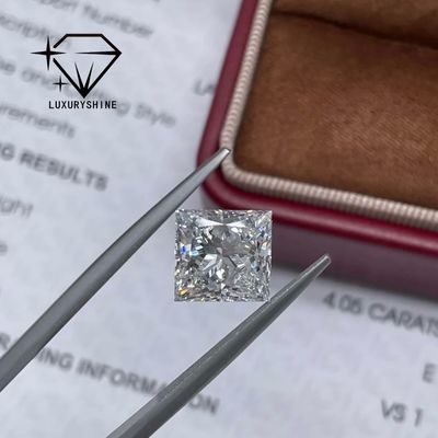 Qualité LuxuryShine Princess Cut Lab Diamant cultivé D-F Couleur VVS-VS Avec certificat IGI Excellent découpé Diamants de mariage en gros usine