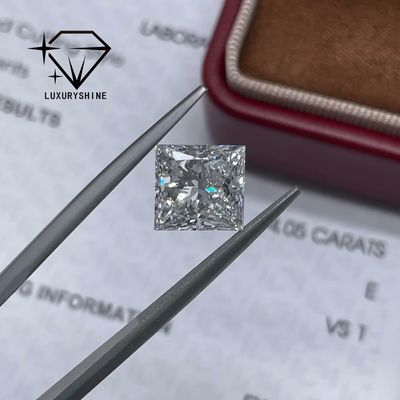 Qualité LuxuryShine Princess Cut Lab Diamant cultivé D-F Couleur VVS-VS Avec certificat IGI Excellent découpé Diamants de mariage en gros usine