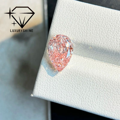 Qualité LuxuryShine 1-15CT Coupe de poire rose sophistiquée Diamant cultivé en laboratoire VVS-VS Diamants en vrac et bijoux de mariage et bijoux personnalisés usine