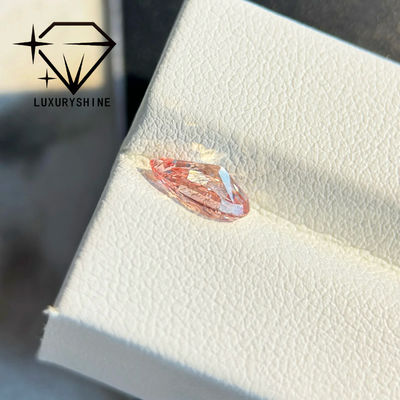 Qualité LuxuryShine 1-15CT Coupe de poire rose sophistiquée Diamant cultivé en laboratoire VVS-VS Diamants en vrac et bijoux de mariage et bijoux personnalisés usine