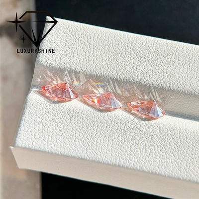 Qualité LuxuryShine 1-15CT Coupe de poire rose sophistiquée Diamant cultivé en laboratoire VVS-VS Diamants en vrac et bijoux de mariage et bijoux personnalisés usine