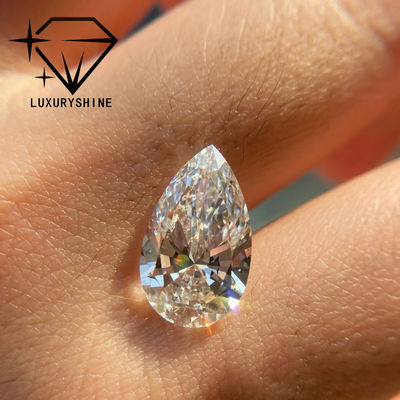 Qualité Diamant de poire cultivé en laboratoire, pureté VVS-VS, couleur D-F, certifié IGI usine