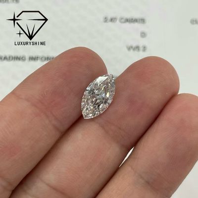 Qualité Diamant Marquise de Culture VVS-VS Couleur D-F Certifié IGI usine