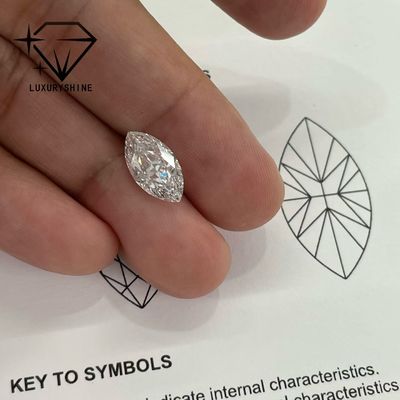 Qualité Diamant Marquise de Culture VVS-VS Couleur D-F Certifié IGI usine