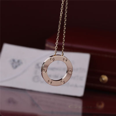 Qualité Or jaune de luxe du collier 18K d'amour de bijoux du classique B7014200 usine