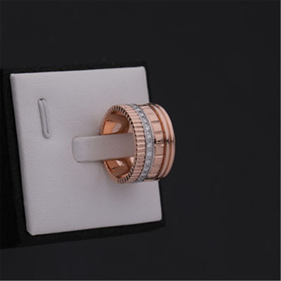 Qualité Vrai or Diamond Quatre Radiant Edition Large Ring Ref JRG02484 de 18 carats de bijoux de luxe d'or usine