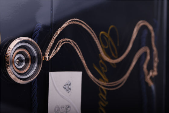 Qualité Long pendant 795014-9001 de Rose And White Gold Diamond de bijoux de Chopard de collier d'esprit heureux usine