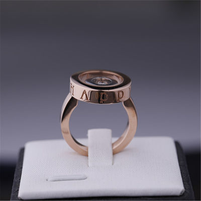 Qualité Diamant heureux de Ring In 18k Rose Gold White Gold With d'esprit de Chopard usine