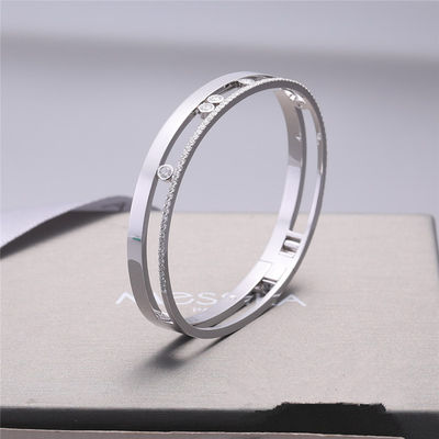 Qualité Bijoux de luxe de bracelet de Romane Bangle White Gold Diamond de mouvement de Luxury Jewelry pour des femmes usine