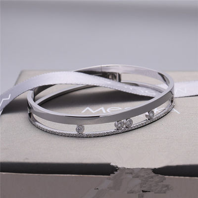 Qualité Bijoux de luxe de bracelet de Romane Bangle White Gold Diamond de mouvement de Luxury Jewelry pour des femmes usine