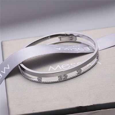 Qualité Bijoux de luxe de bracelet de Romane Bangle White Gold Diamond de mouvement de Luxury Jewelry pour des femmes usine